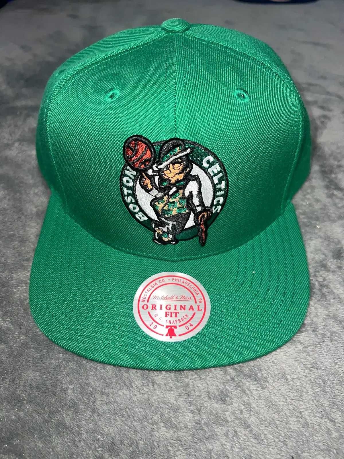 Boston Celtics Mitchell & Ness Original Fit Snapback – Green