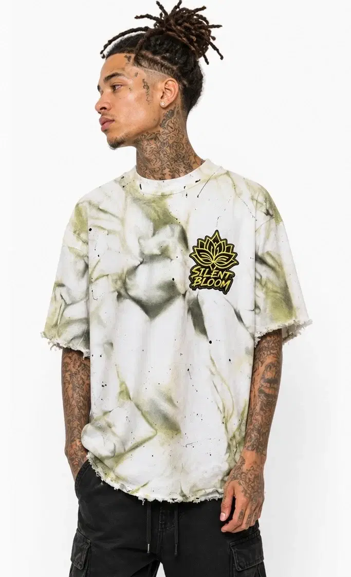 “Feed The Growth” Acid Wash Tee